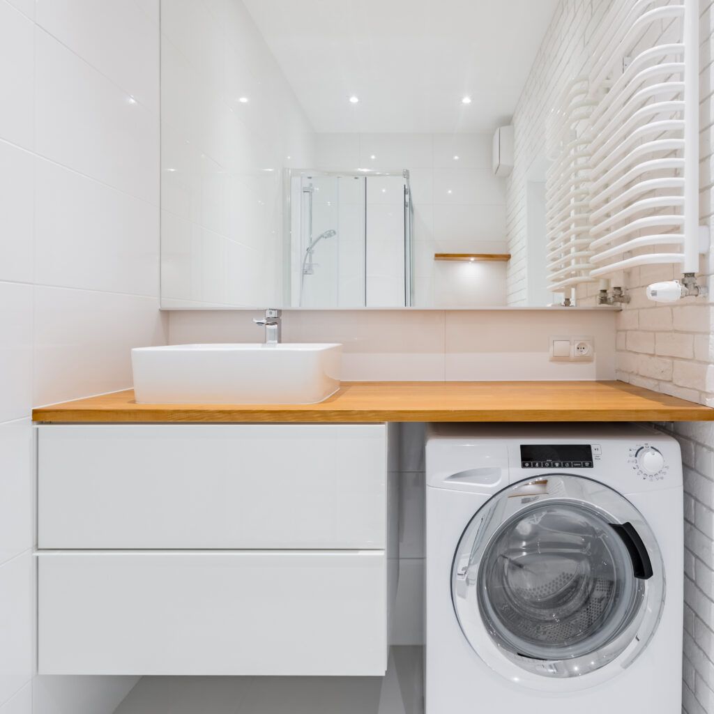 white home appliances-baskets-laundry-clothes care
