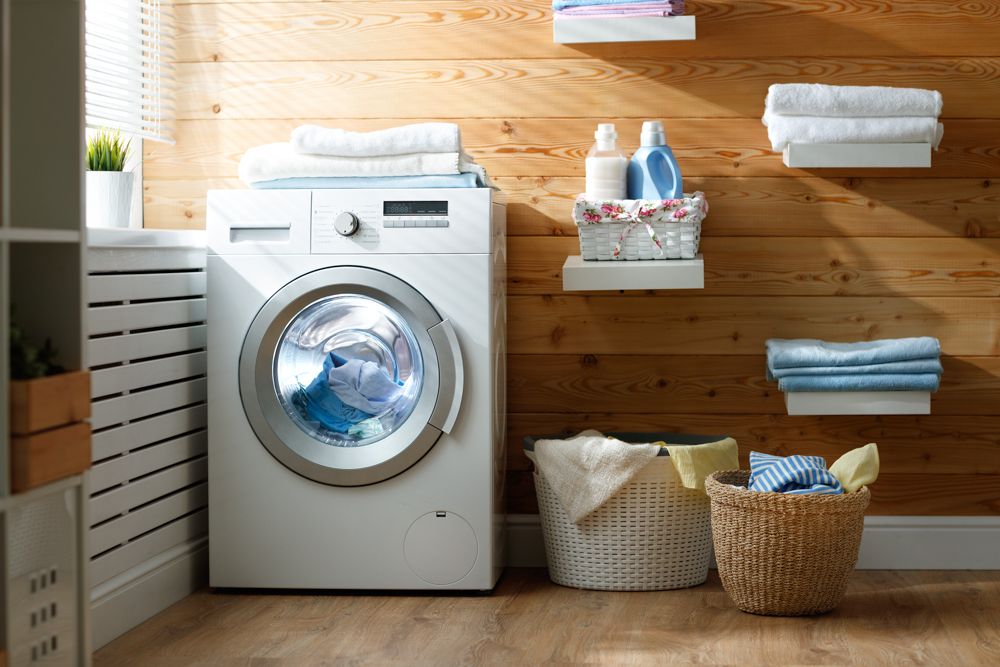 How To Choose A Washing Machine white home appliances-baskets-laundry-clothes care