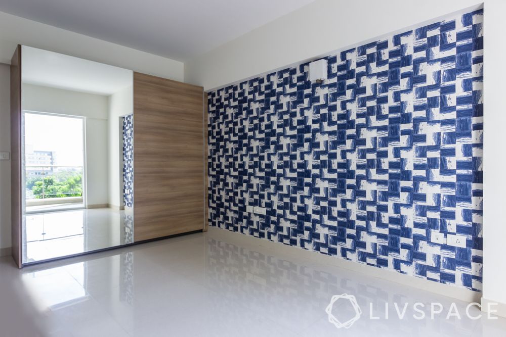 wallpaper-home-decor-blue-wallpaper-geometric