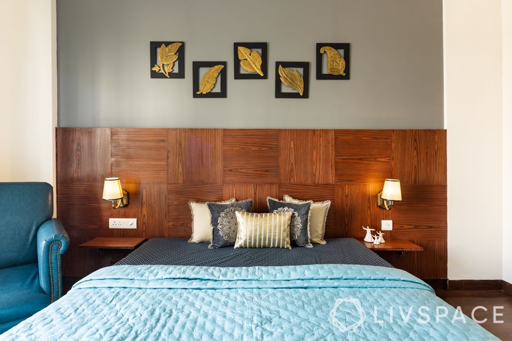 Wall design ideas-wood panelling-master bedroom