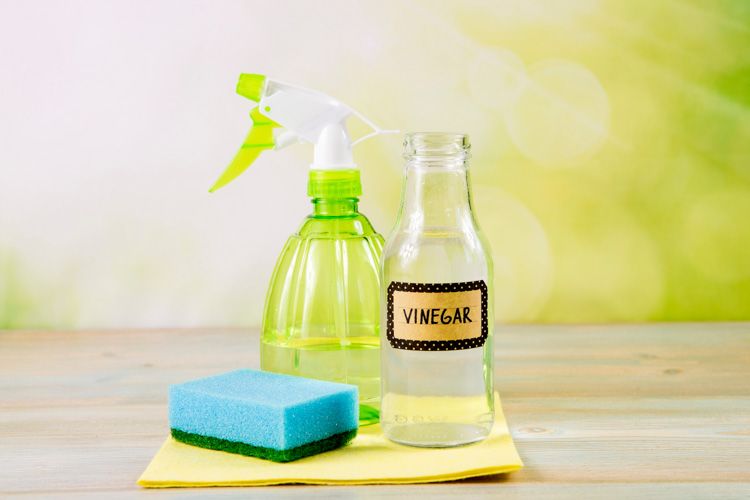 how to clean house-vinegar-scrub-spray bottle