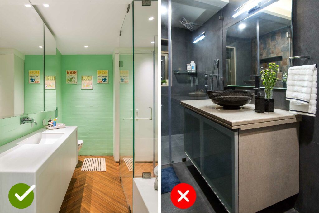 vastu colours-bathroom