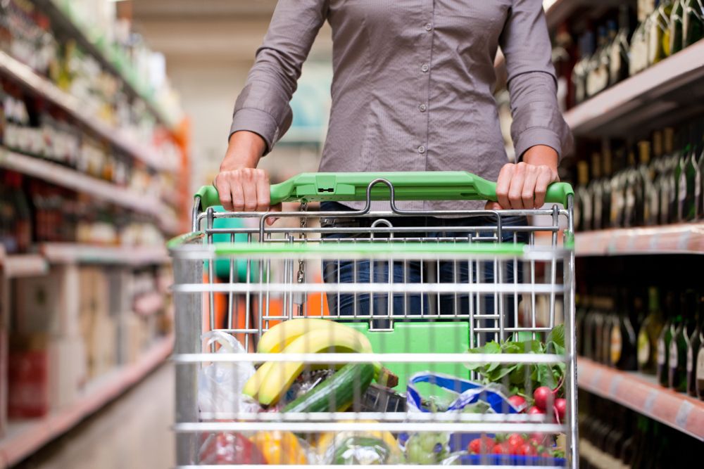 coronavirus prevention methods-grocery shopping-shopping cart