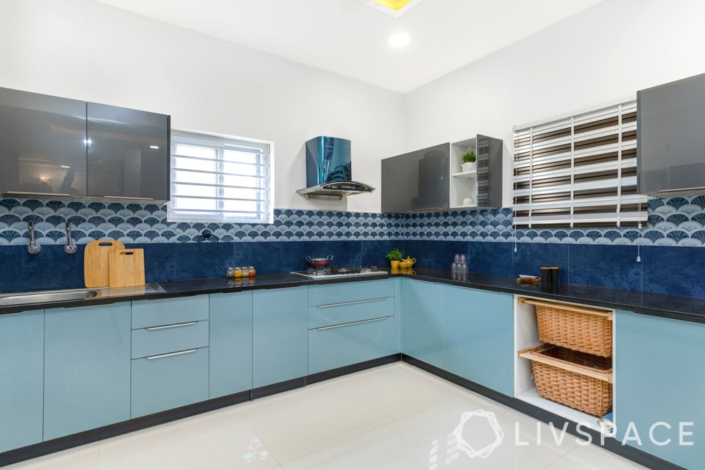 villa design-blue kitchen designs-blue kitchen cabinets