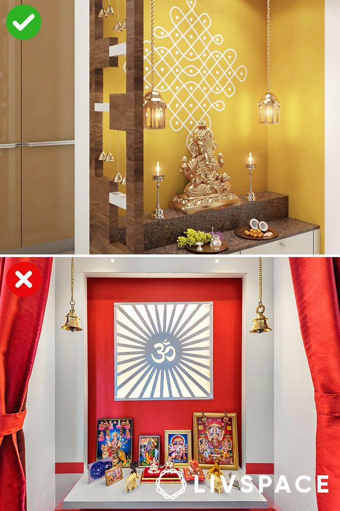 pooja room color according to vastu