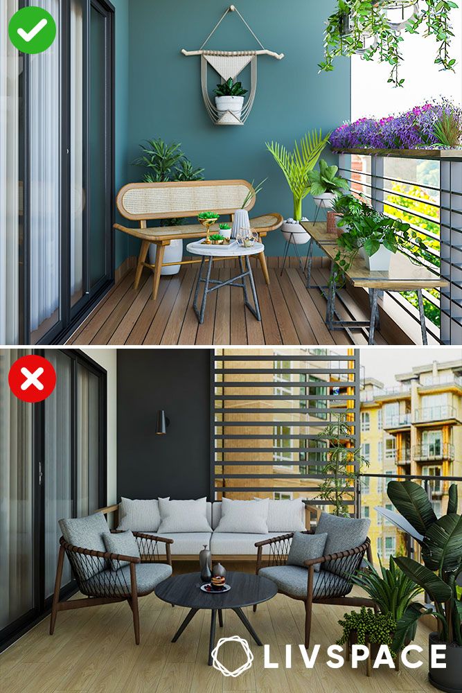 vastu colour for home balcony