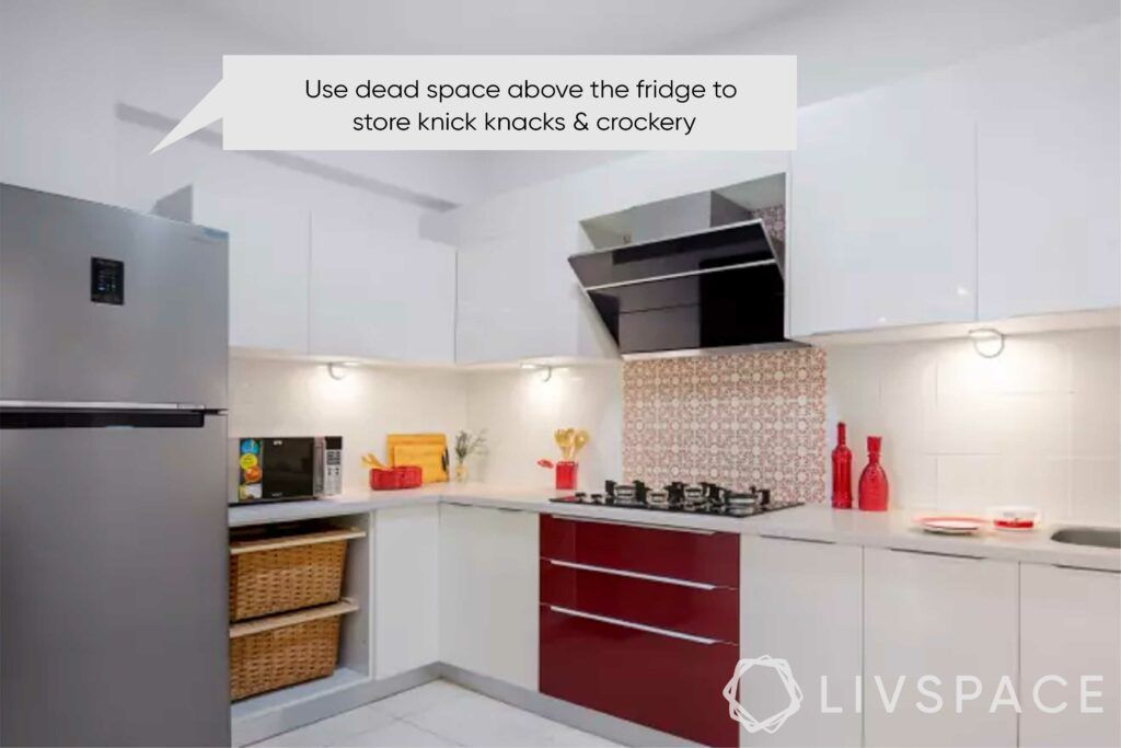 kitchen-organization-fridge-top-space-storage