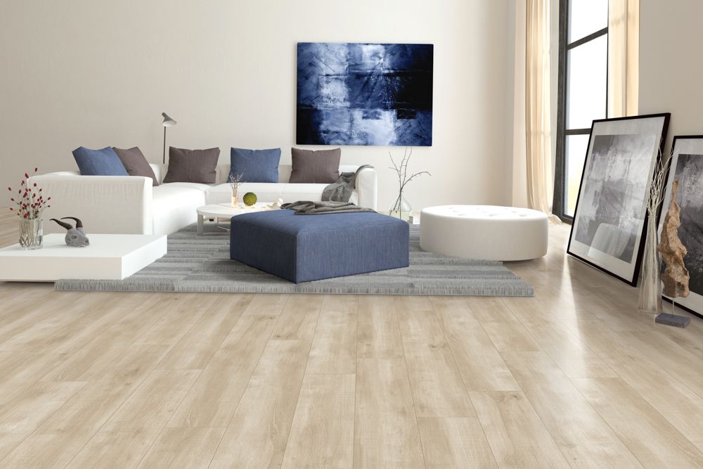 Luxury vinyl flooring-living room