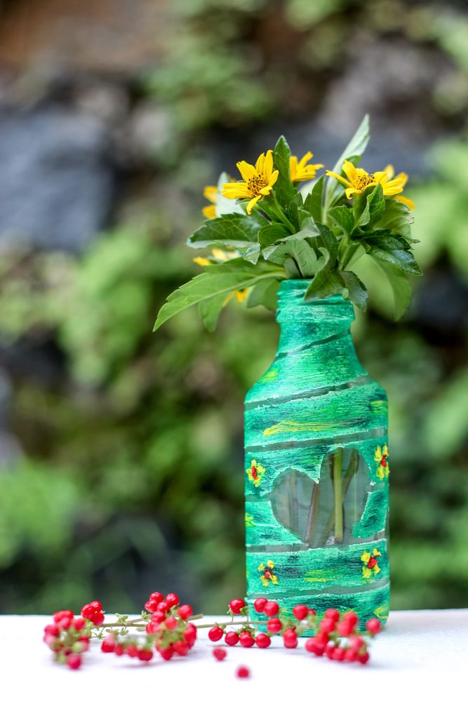 how to cut glass bottle at home 