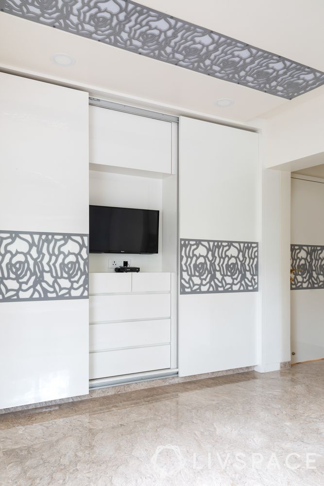 membrane-finish-white-cabinets-tv-unit-pu-finish-grey-rose-jaali