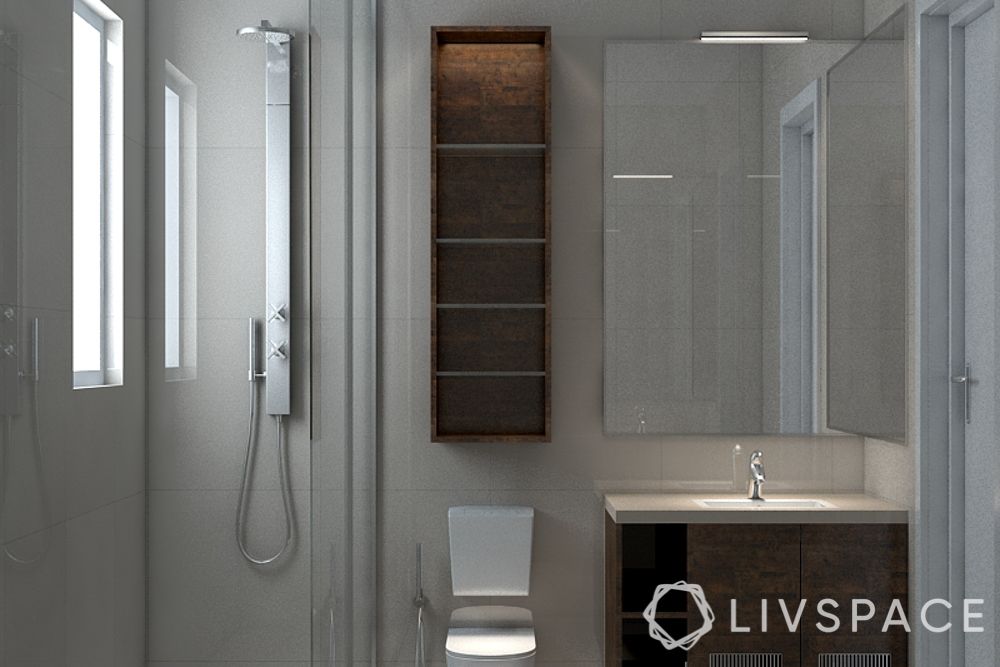 toilet design-bathroom-shower-vanity-sink-storage cabinets