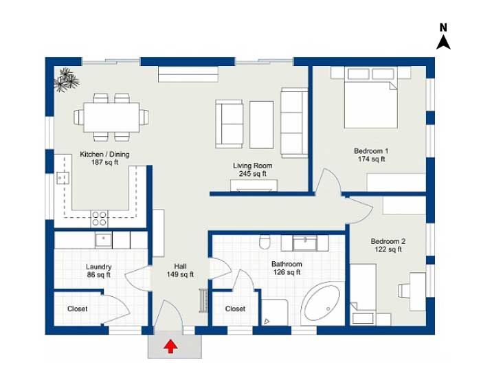 Typical House Floor Plan Dimensions House Design Ideas