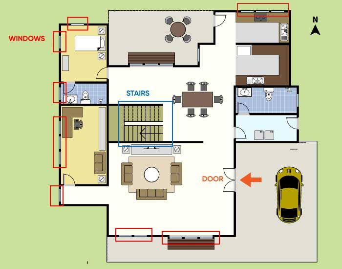 home alone house floor plan