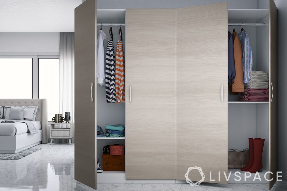 hinged or sliding doors-hinged wardrobe designs-handleless wardrobe designs