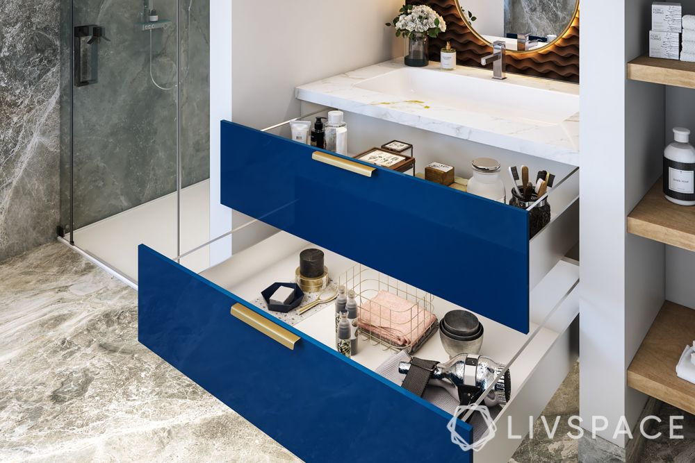 bathroom designs india-storage space-cabinets-vanity unit