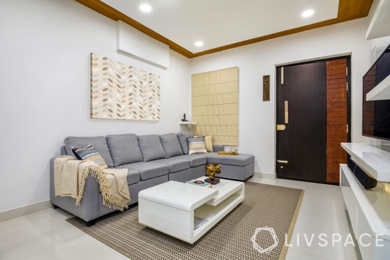 Interiors in Hyderabad | 3BHK Home Gets a Desi Look