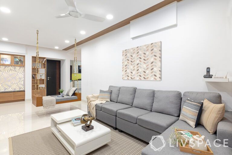 Interiors in Hyderabad | 3BHK Home Gets a Desi Look