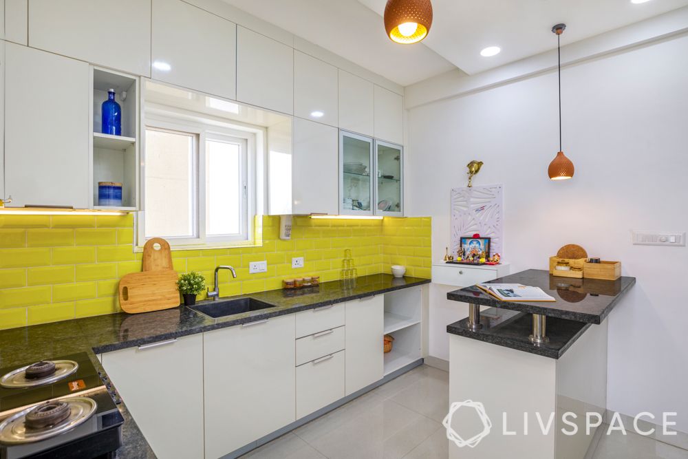 subway-tiles-yellow-backsplash-high-gloss-laminate-cabinets