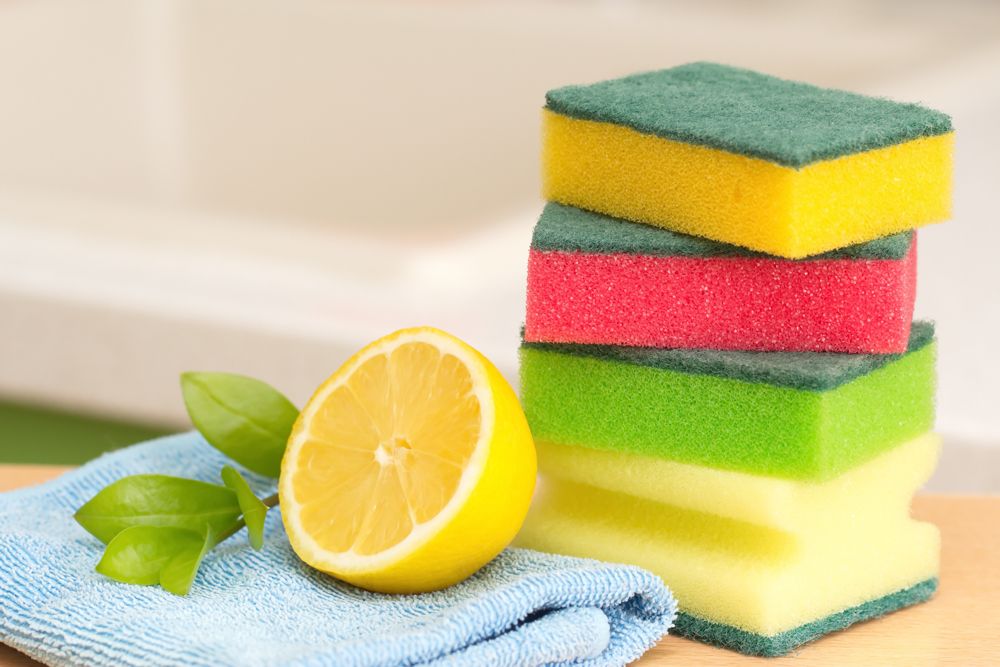 lemon-cleaning materials