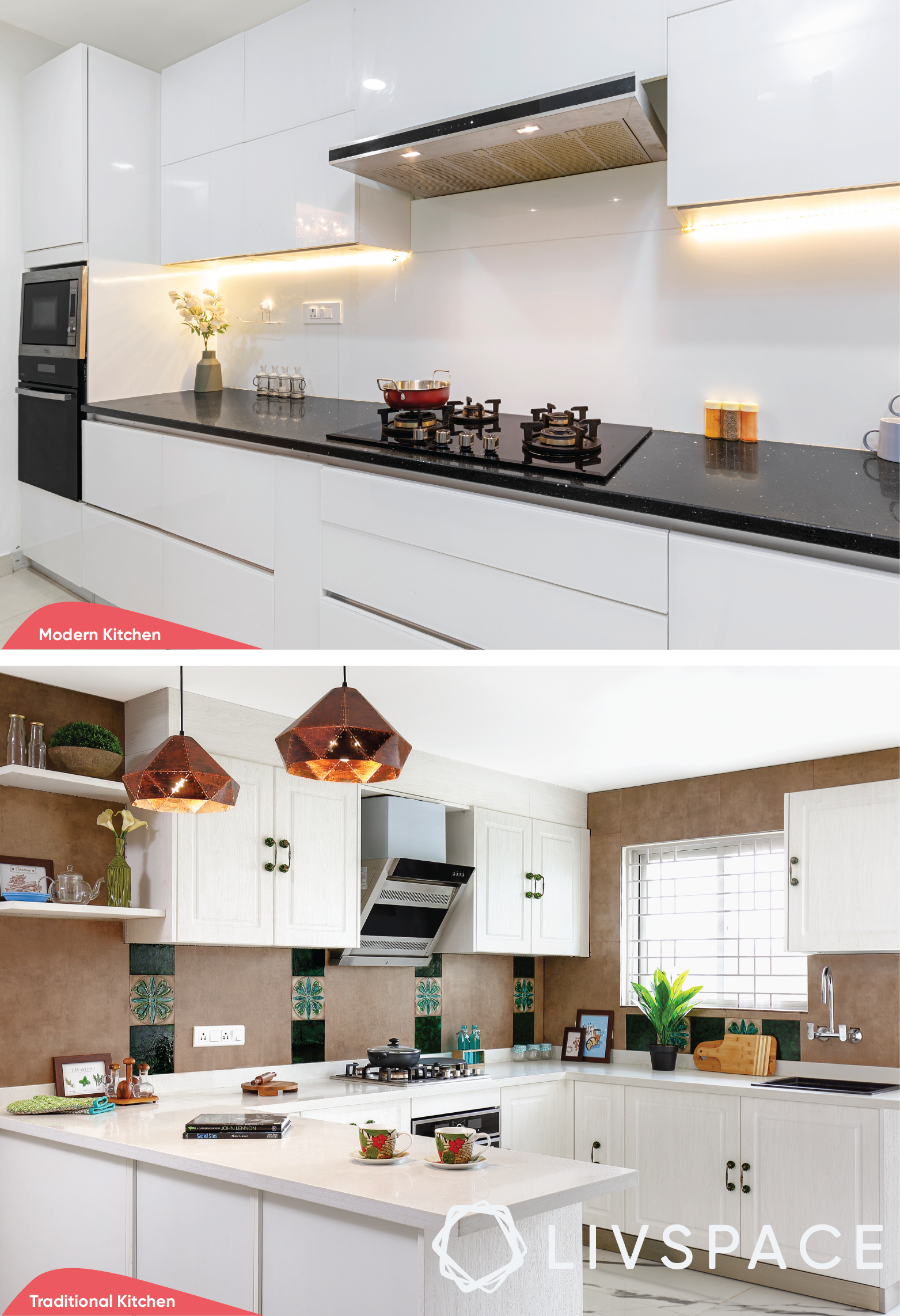 interior design styles-white kitchens
