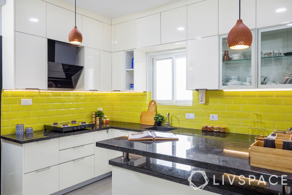 low budget house design-yellow ceramic tiles-lofts-lights