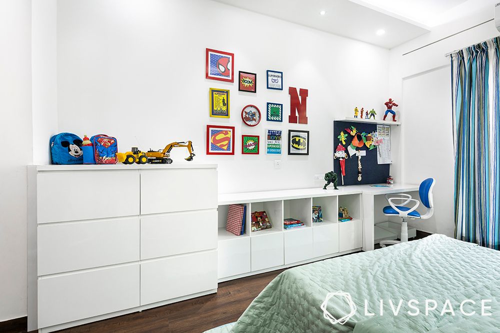 kids room design-super hero kids room