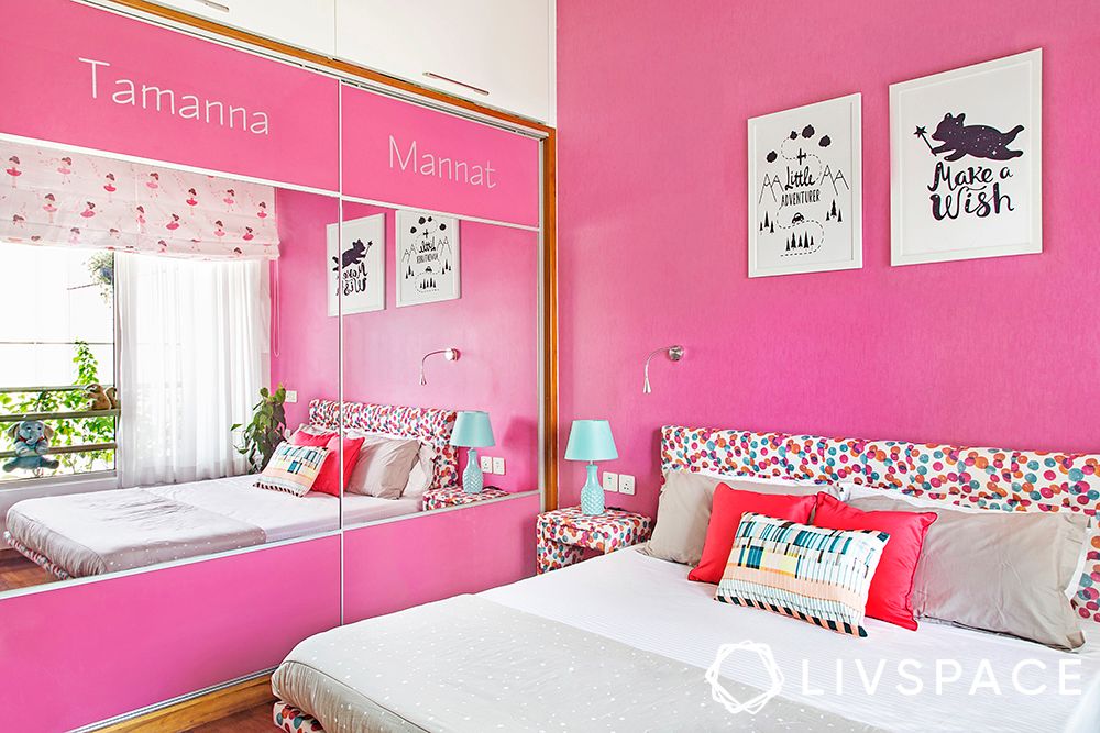 kids room design-pink kids room
