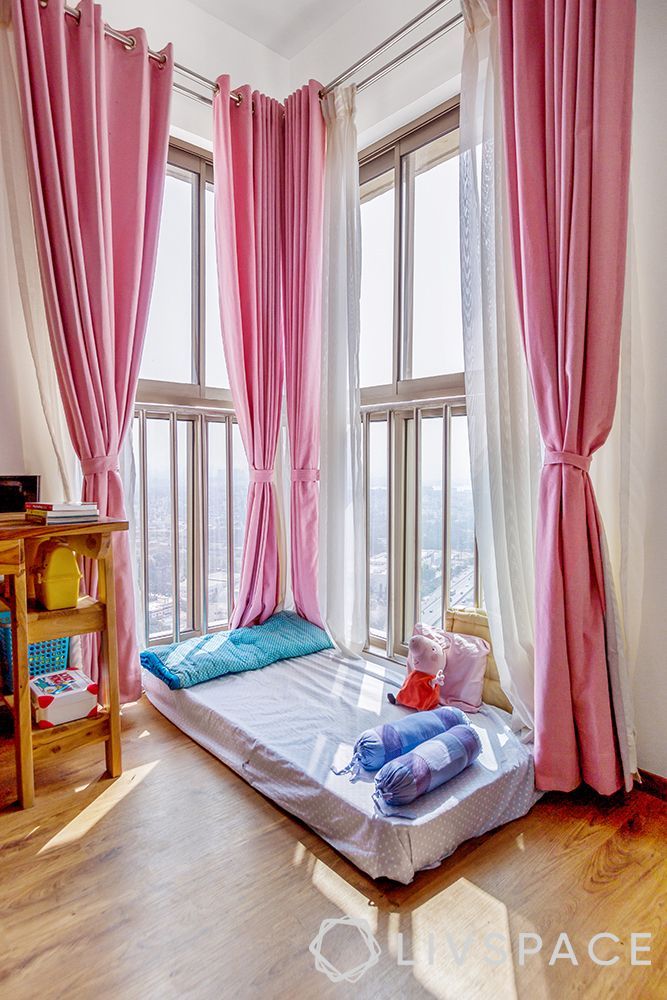 buying curtains-polyester curtains-pink curtains