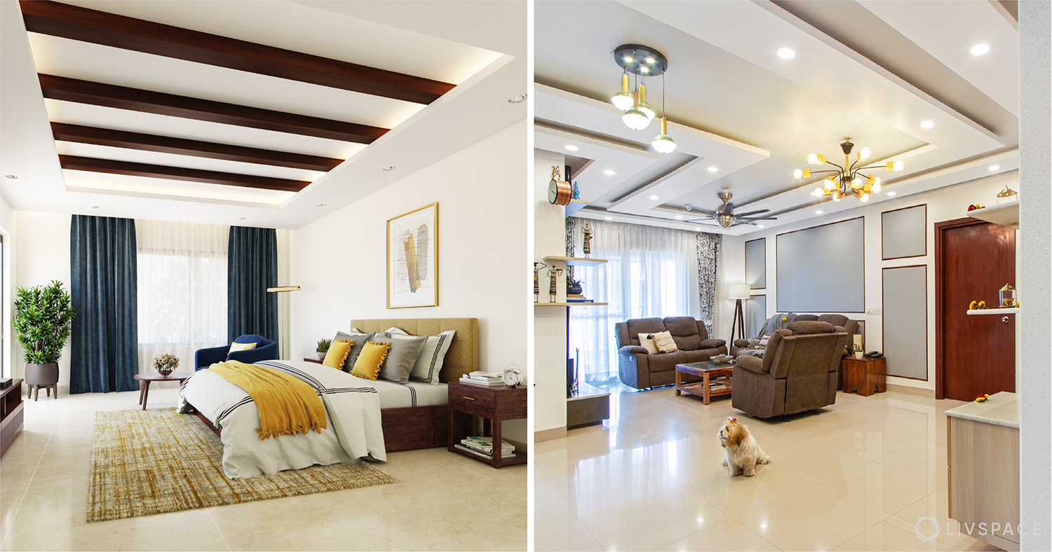 false ceiling for living room