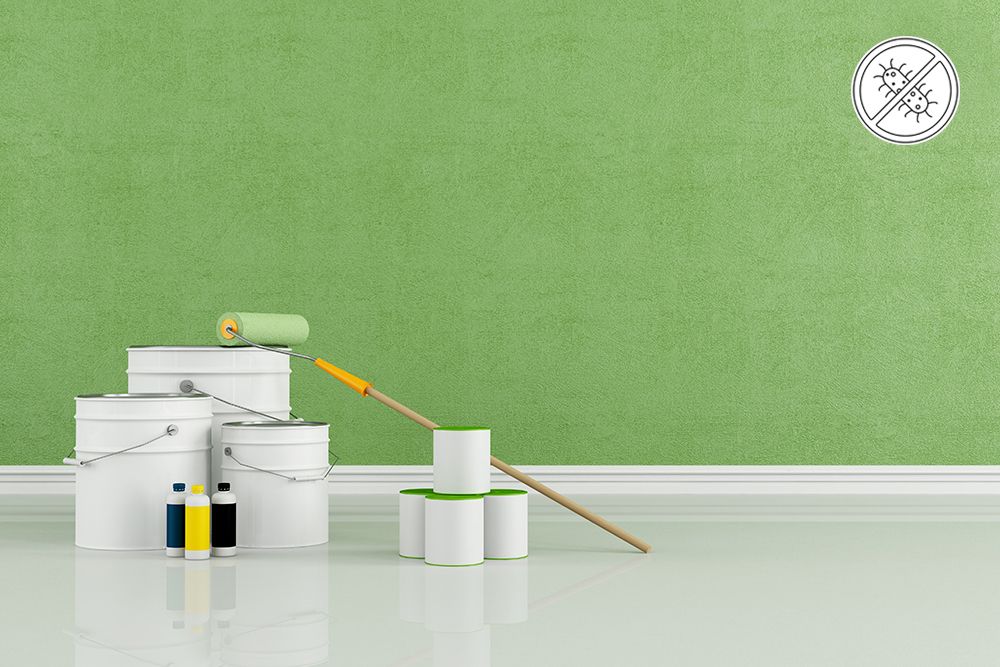 wall paint types-anti microbial paint
