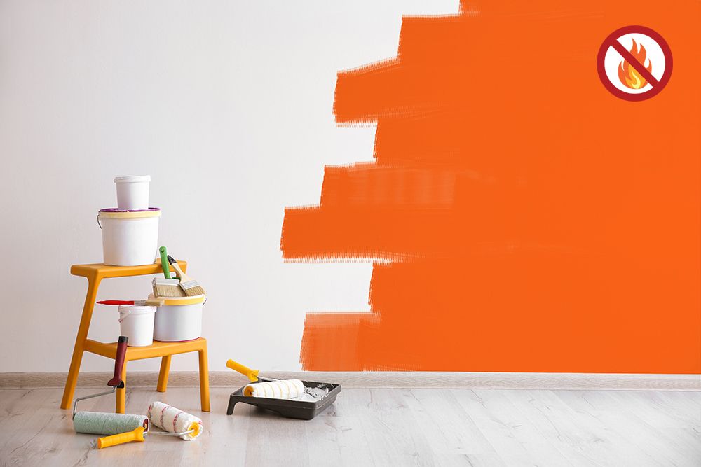 wall paint types-fire retardant paint