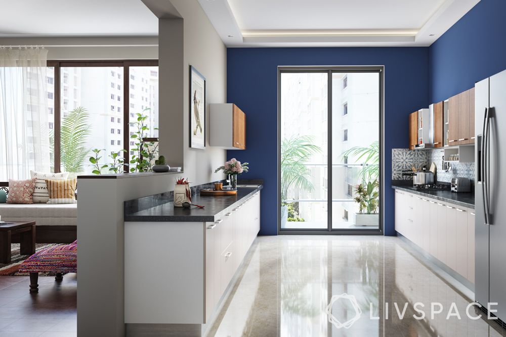 kitchen-designs-blue-walls-parallel