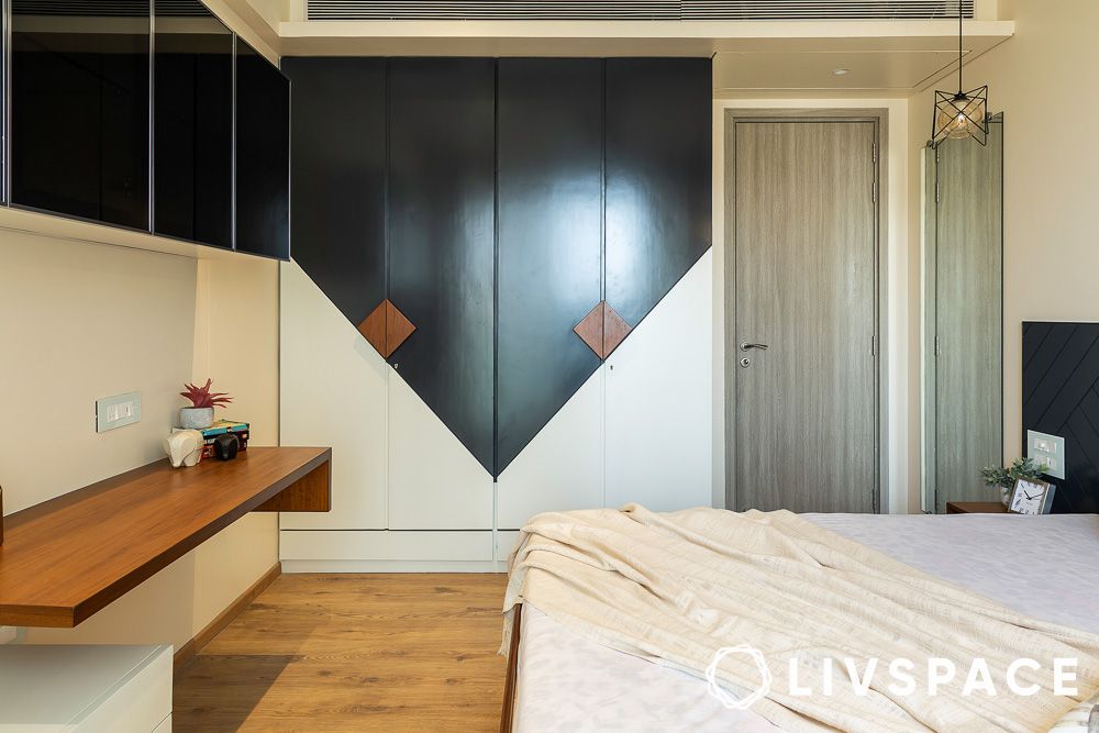 two-toned-cupboard-design-for-small-bedroom