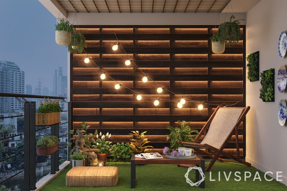 lighting ideas-balcony lights-fairy lights-bulbs