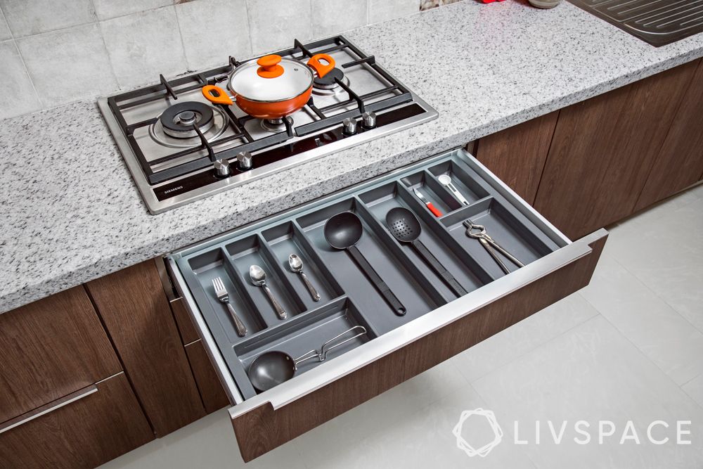 accessories for modular kitchen-cutlery tray