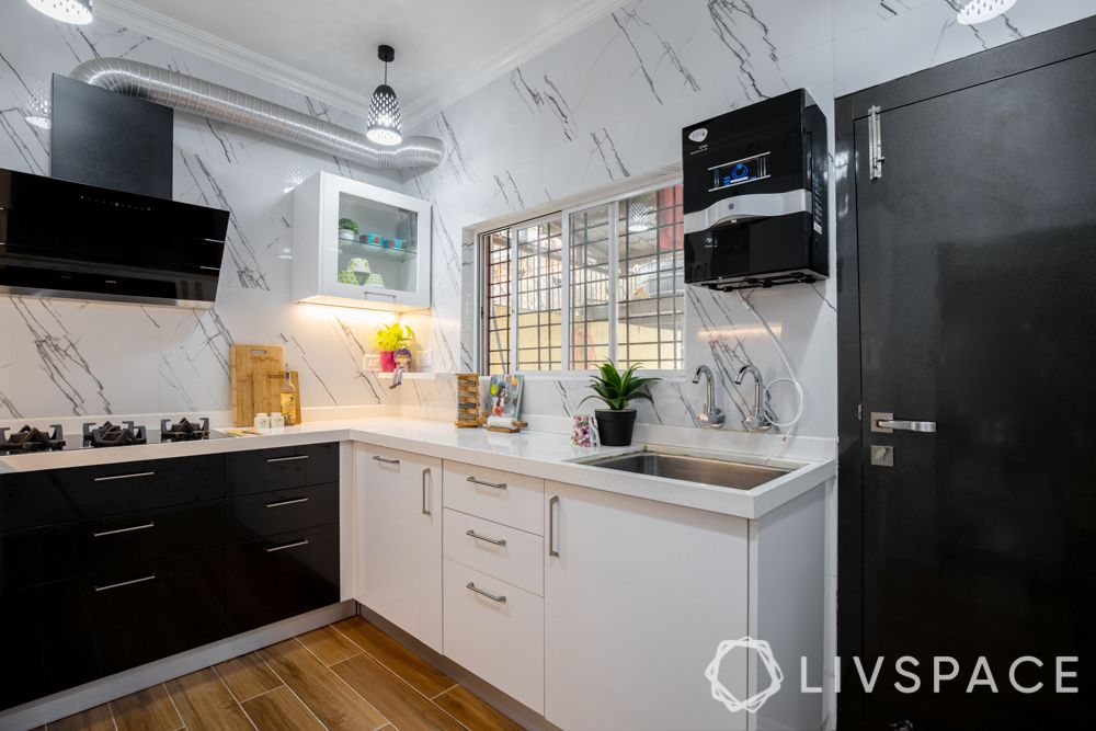 small modern kitchen-modular kitchen-contemporary style