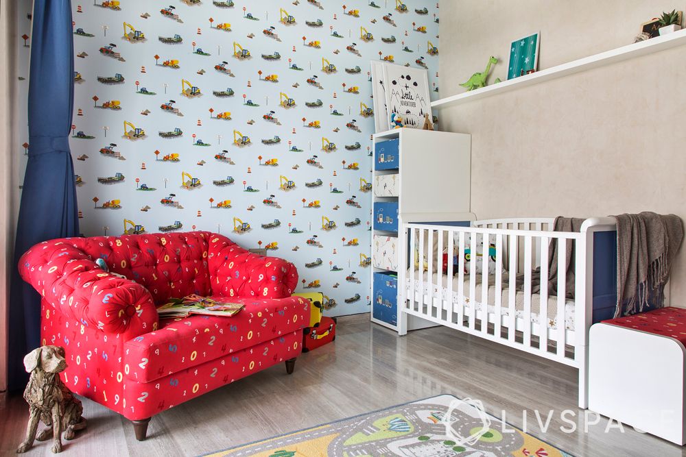 Baby Boy Nursery Reveal Our Modern Nursery and Guest Room Combo  Momma  Society