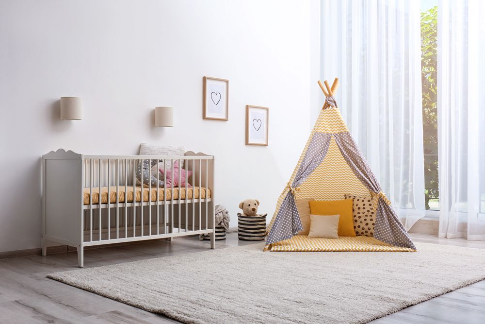 Infant room cheap decorating ideas