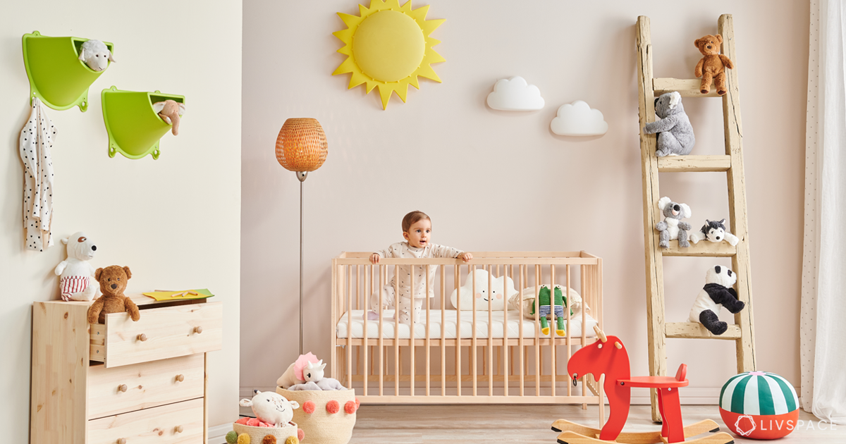 Baby room with clearance bed