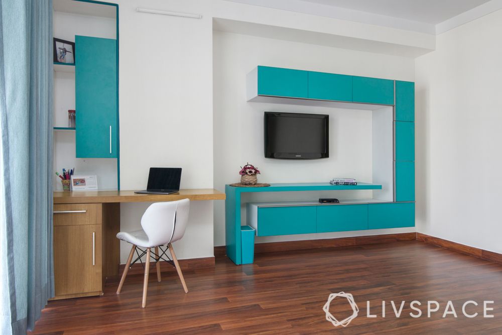 modern TV unit design-aqua 