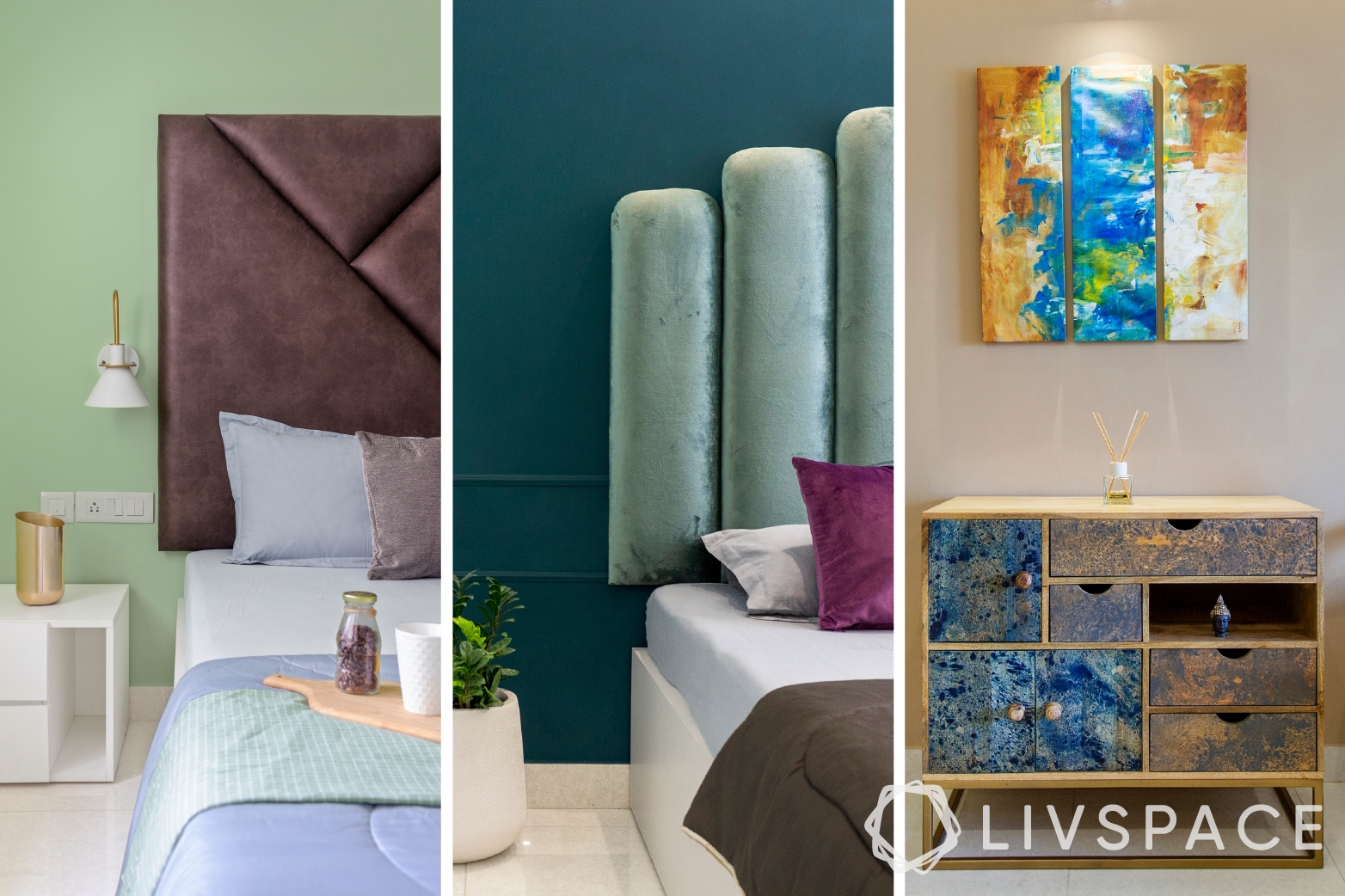 green wall-blue wall-wall art designs
