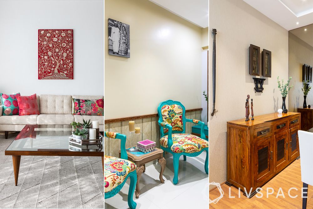 grandmillenial style-coloured furniture-vintage decor