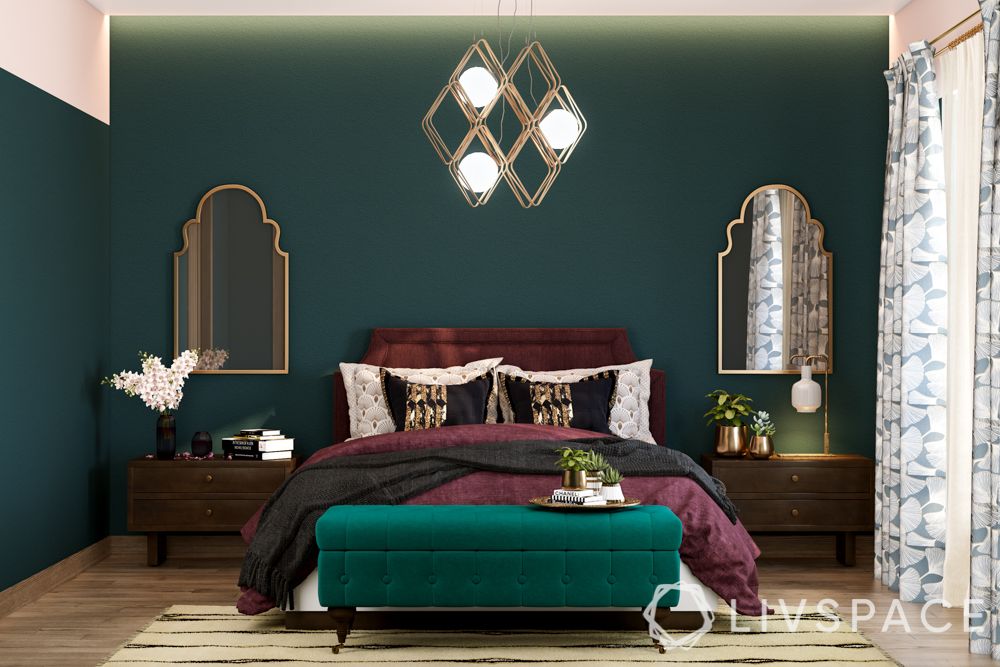  bed decors-jewel tones
