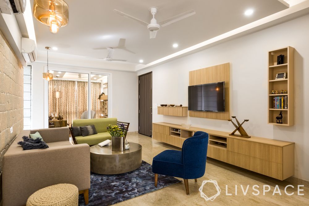 best 3BHK interior design-living room