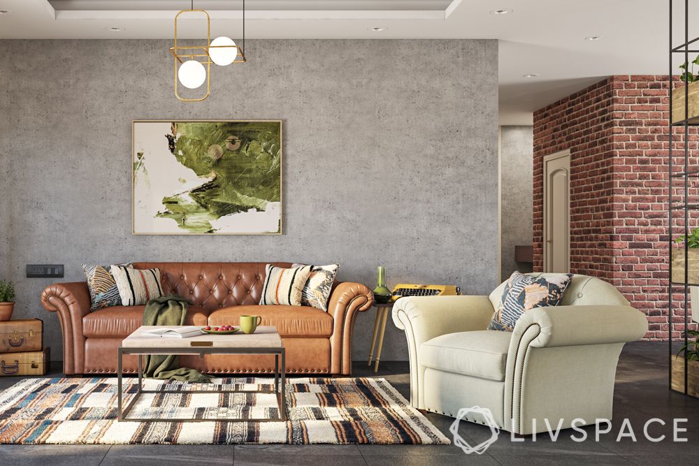 vastu for house-sofa-living room-nature painting