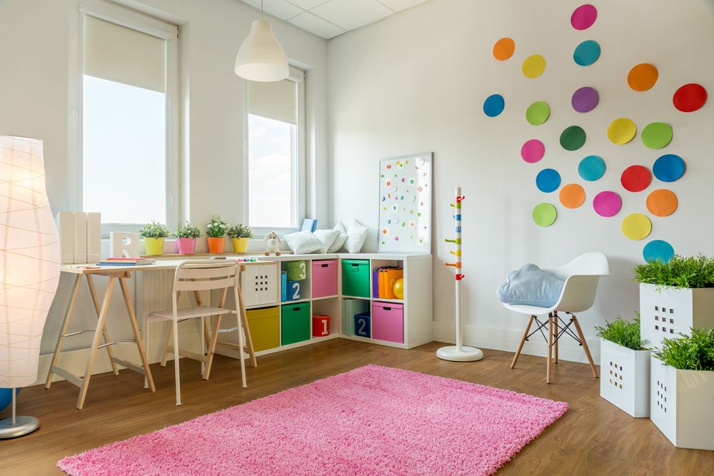 design kids room-kids room storage-wall design