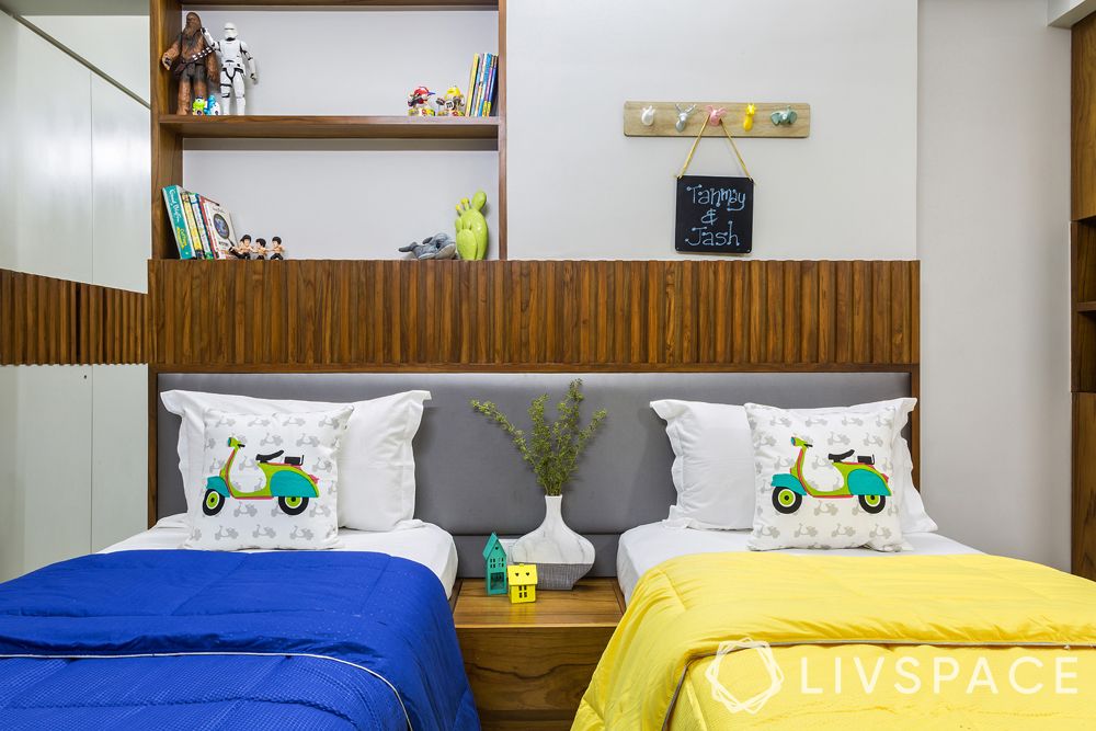 kids room-two beds-room for siblings
