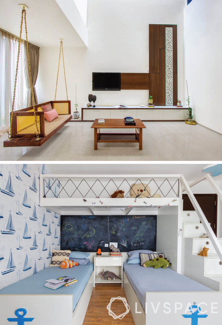 Living Room | Duplex house design, Duplex house design interiors indian, House  design