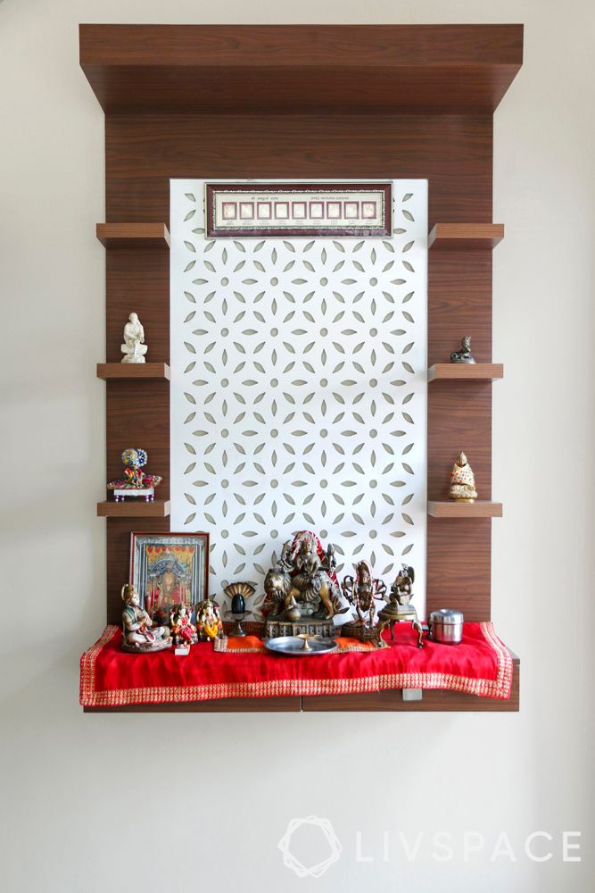 middle class indian style pooja room-modular pooja unit