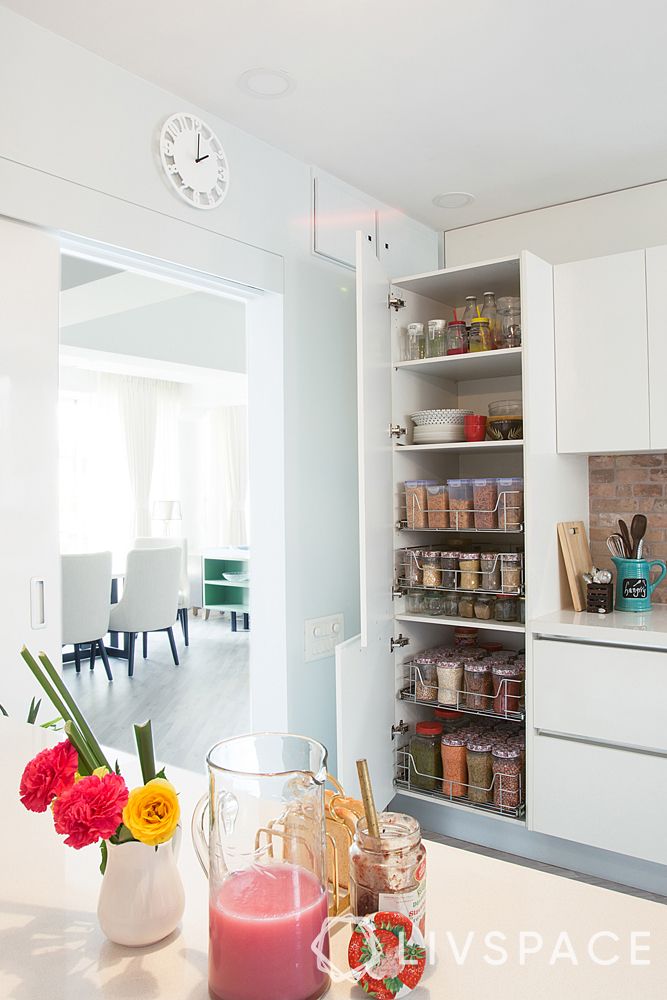 small kitchen design-modular storage-tall unit-modular kitchen